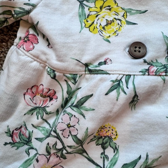 Carters baby girl 2- piece outfit set jacket pant set floral size 12 months - Picture 4 of 9